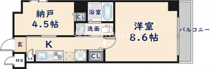 グランシアター高井田の物件間取画像